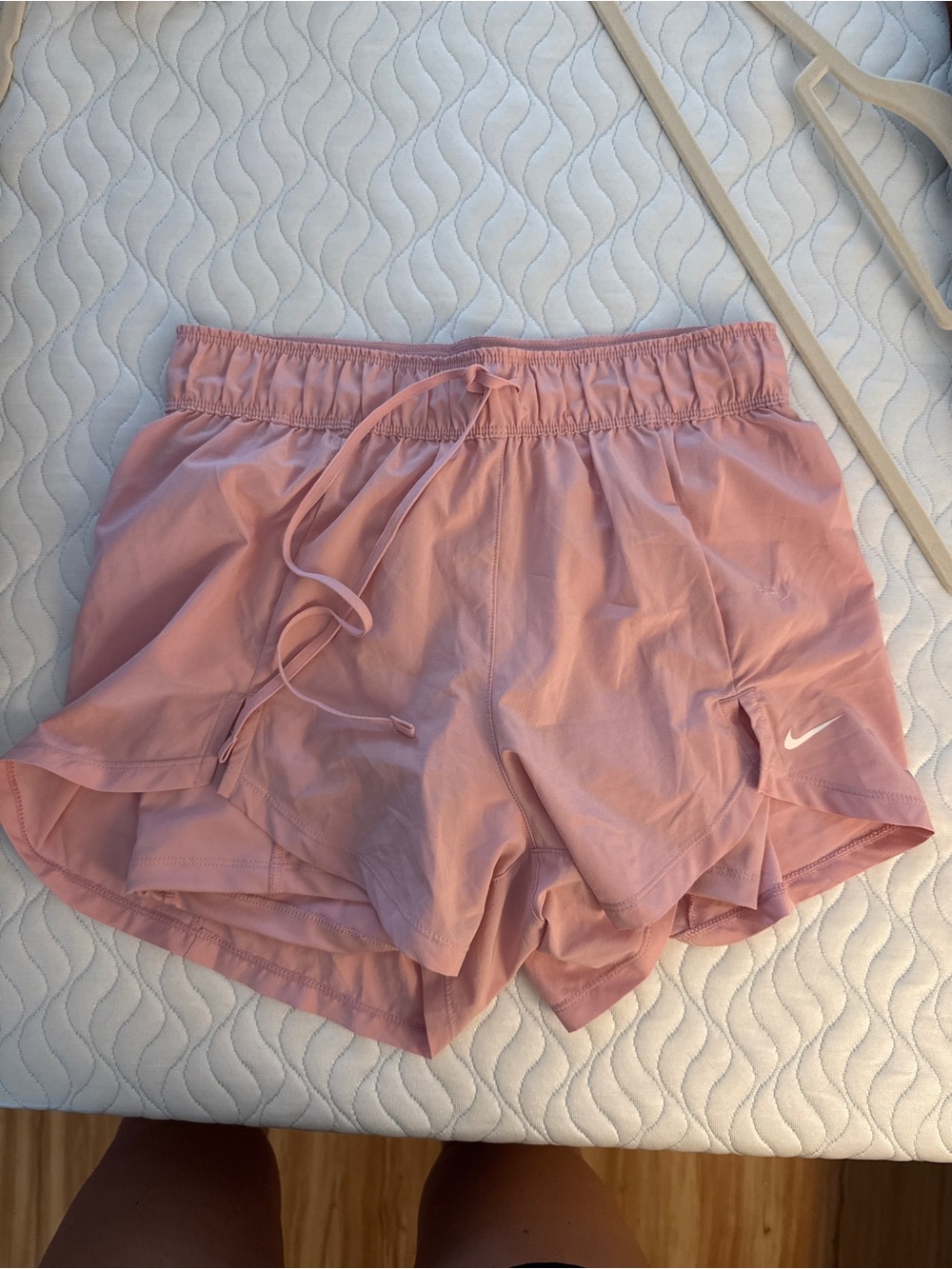 Nike Women's Light Pink Athletic Running Shorts